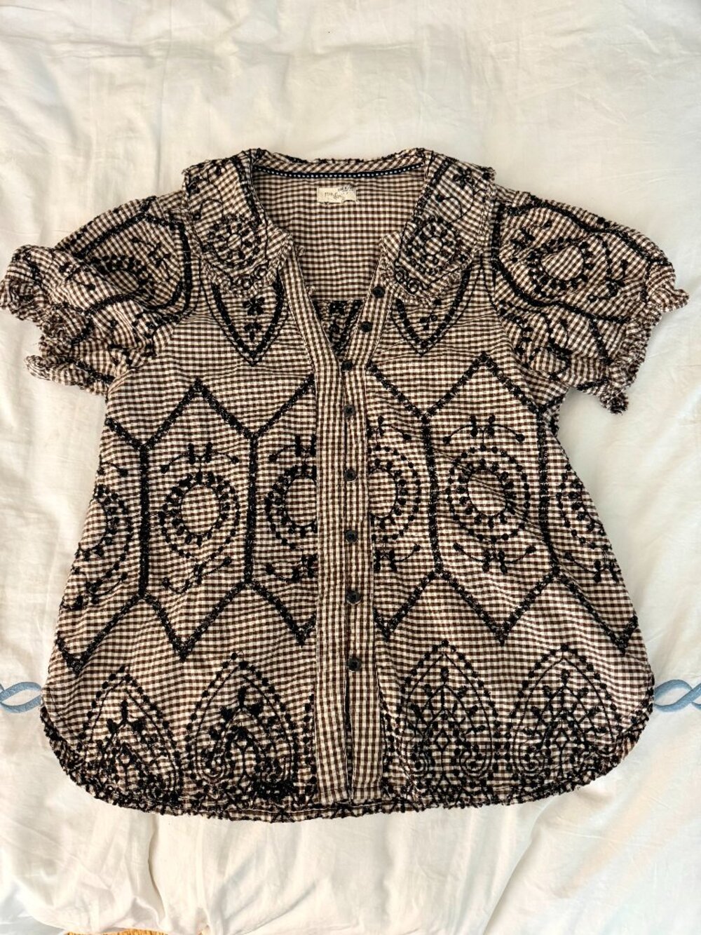 Pilcro size S collared top